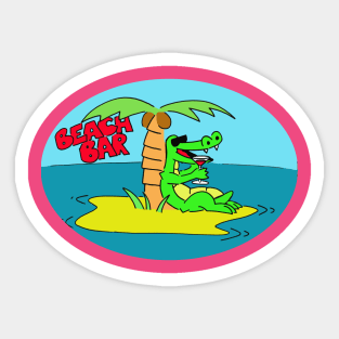 Beach Bar Sticker